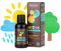 Witamina C Skoczylas WitCynk 30ml Krople z Witaminą C Cynkiem Na Odporność