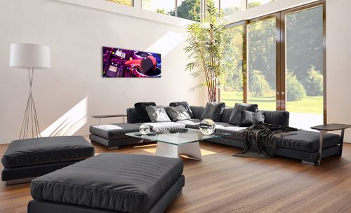 Obraz Na Płótnie - Studio Nagrań  - 100X40 Cm - Ab100X40-2404 na Arena.pl