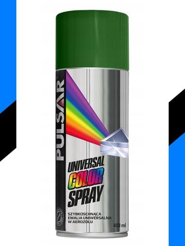 LAKIER ZIELONY POŁYSK PULSAR SPRAY RAL 6002 400 ml na Arena.pl