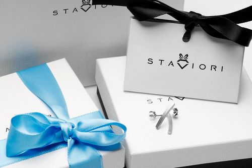 Srebrne kolczyki Staviori na Arena.pl