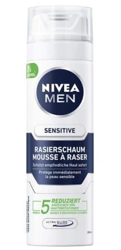 NIVEA MEN Sensitive pianka do golenia zdjęcie 1