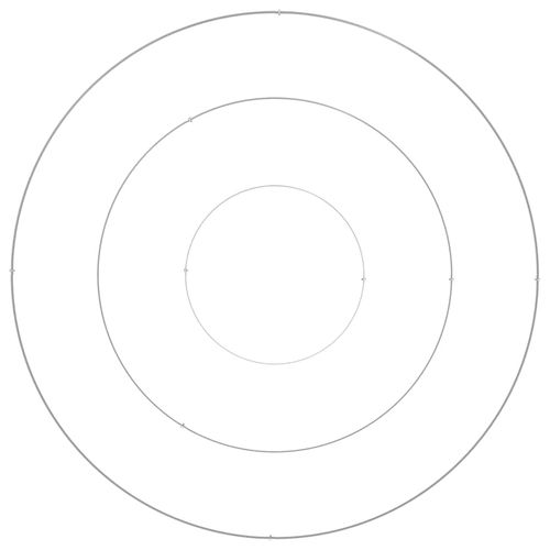 Doniczka ogrodowa Srebrny 120 x 120 x 20 cm stal nierdzewna na Arena.pl