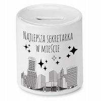 Skarbonka Dla Sekretarki Najlepsza Sekretarka Z Nadrukiem Ze Zdjęciem