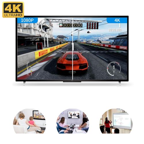 Przełącznik KVM 4 porty DisplayPort 4K60Hz 4x USB Hotkey Auto Switch na Arena.pl