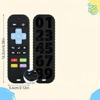 ZĄBKOWANIE ZABAWKI DO ŻUCIA GRYZAK DLA NIEMOWLĄT PILOT czerń KOLOR