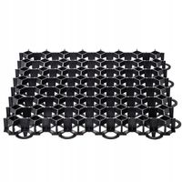 Kratka Ogrodowa Trawnikowa Parkingowa 50x50 Czarna