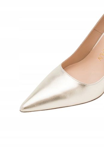 BUTY STUART WEITZMAN LIGHT GOLD PUMP R.35 na Arena.pl