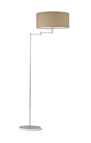 Lampa podłogowa CANCUN E27 abażur walec na Arena.pl