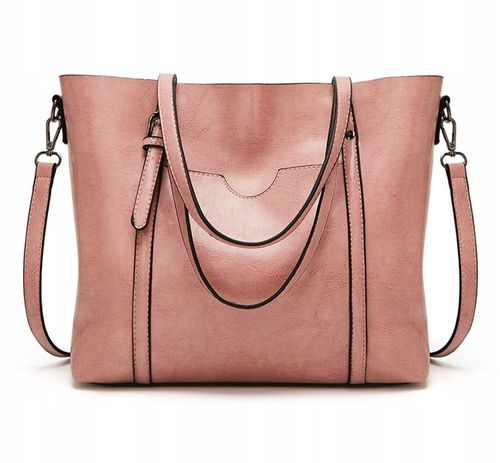 POJEMNA SKÓRZANA TORBA DAMSKA MIEJSKA TOREBKA Koanni na Arena.pl