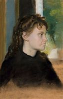 Madame Théodore Gobillard 1869, Edgar Degas - plakat 40x60 cm
