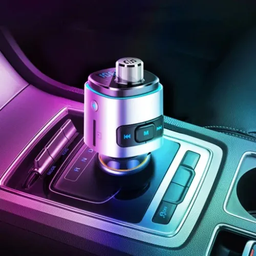 TRANSMITER FM BLUETOOTH ŁADOWARKA 2X USB SD QC 3.0 na Arena.pl