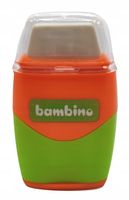 gumka + temperówka szkolna bambino 2w1 3 wzory