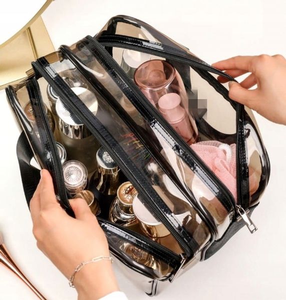 Torba Do Samolotu Ryanair Kosmetyczka 2 Zamki Pcv zdjęcie 8