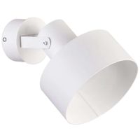 Kinkiet LAMPA ścienna RIF 31345 Sigma industrialna OPRAWA metalowy reflektorek biały