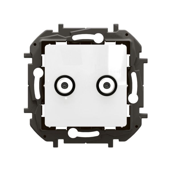 NOWE NILOE - GNIAZDO TV TYP "F-F" TYPU GWIAZDA 1,5 DB BIAŁE - Legrand NP4101WH zdjęcie 1