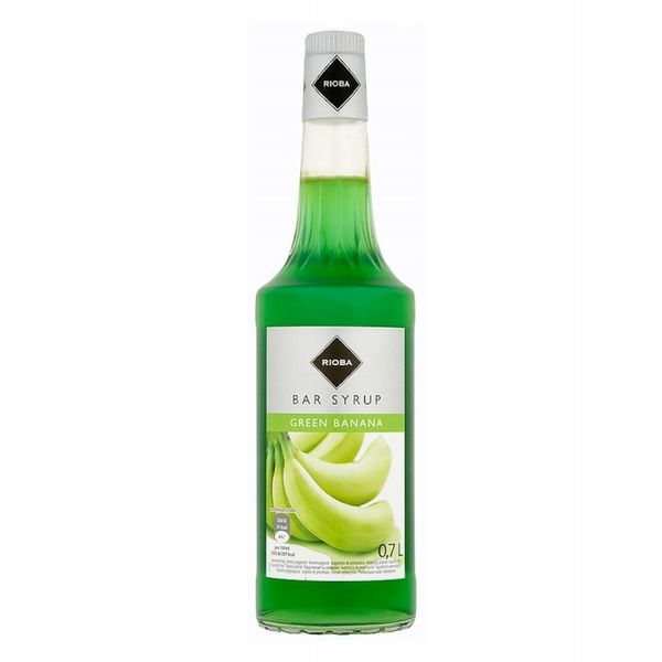Syrop zielony banan 700ml Rioba zdjęcie 1