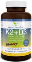 Medverita Witamina K2 MK-7 100 mcg + D3 2000 IU 120 kapsułek