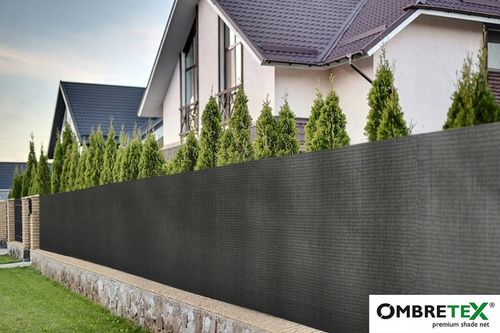 Siatka Cieniująca 1,5x25m Grafitowa 95% OSŁONA Płotu Ogrodzenia Balkonu UV na Arena.pl