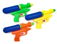 PISTOLET NA WODĘ ZABAWKA BROŃ WODNA PLASTIKOWA SIKAWKA