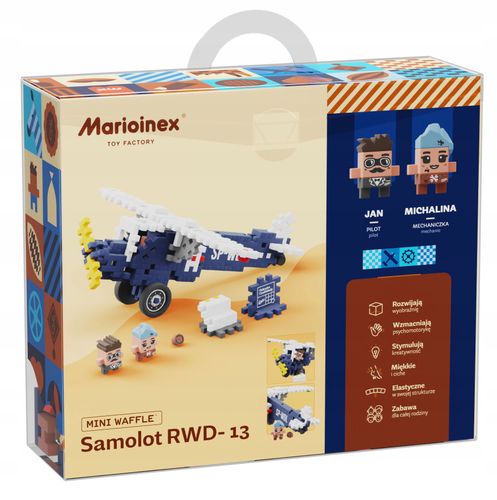 Mini Waffle Wedel 120el Samolot RWD-13 na Arena.pl