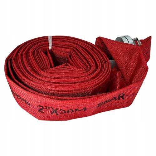 WĄŻ 2'' STRAŻACKI 30M DO WODY NAWADNIANIA PARCIANY SZAMBA GRUBY MOCNY na Arena.pl