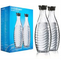 2 szklane butelki SodaStream Duo, Kompatybilne tylko z saturatorem Crystal
