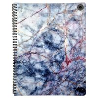 MARBLE brulion na spirali 100k A4 w kratkę FOLIA MAT + lakier