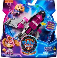 PSI PATROL SKYE POJAZD AUTO WIELKI FILM KOSMOPIESKI + GRATIS CHASE 17 CM