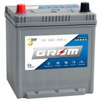 Akumulator GROM Premium 50Ah 450A EN Japan Lewy Plus DTR