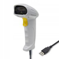 Laserowy czytnik kodów kreskowych 1D USB Qoltec 200 skanów/s magazyn sklep
