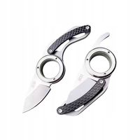 Nóż na szyję kieszonkowy składany turystyczny NECK stal EDC NSOUR mini G10