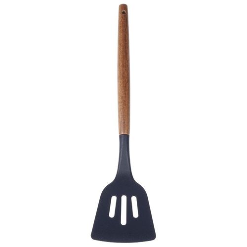 Łopatka Kuchenna Termoplastyczna do Smażenia Czarna Drewniana na Arena.pl