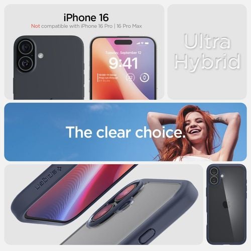 spigen ultra hybrid iphone 16 navy blue na Arena.pl