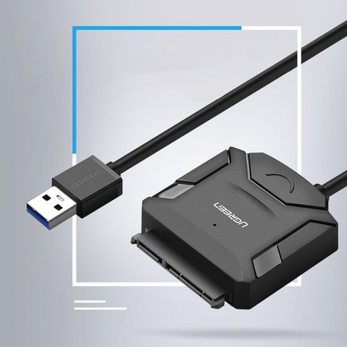 Kabel Adapter do dysku HDD i SSD SATA 2.5'' / 3.5'' USB 3.0 do 4TB - czarny na Arena.pl
