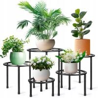 KWIETNIK METALOWY POKKA STOJAK NA DONICZKI ROŚLINY KWIATY POZIOMOWY