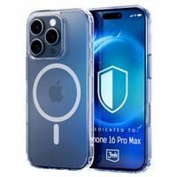 ETUI DO IPHONE 16 PRO MAX 3MK MAGCASE PRZEZROCZYSTE KOMPATYBILNE Z MAGSAFE