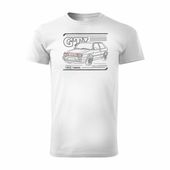 Koszulka z samochodem VW Golf 2 II męska biała REGULAR XL
