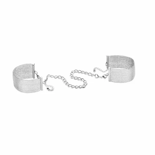 bijoux indiscrets magnifique handcuffs silver - stylowe kajdanki srebrne na Arena.pl