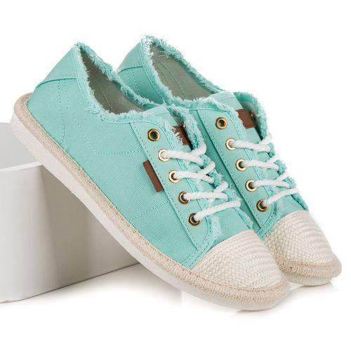 Sznurowane trampki espadryle r.37 na Arena.pl