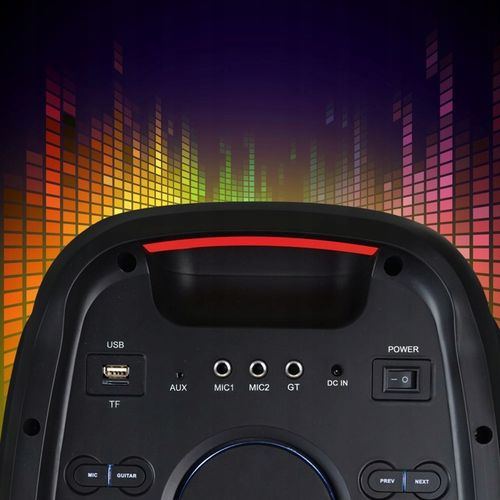 Głośnik Bluetooth Karaoke Manta 2x8' Manta ATTIS mikrofon SPK0802B120 na Arena.pl