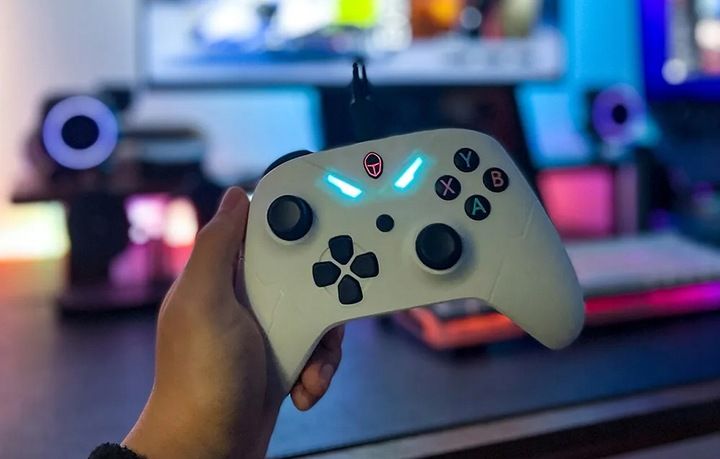 THUNDEROBOT G25 KONTROLER GAMEPAD BEZPRZEWODOWY BLUETOOTH PAD PC ANDROID zdjęcie 15