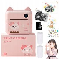 APARAT NATYCHMIASTOWY CYFROWY DLA DZIECI Z DRUKARKĄ WIFI KARTA 32GB+GRATIS