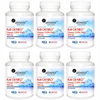6x Krill Oil NKO Aliness Olej z Kryla NEPTUNE