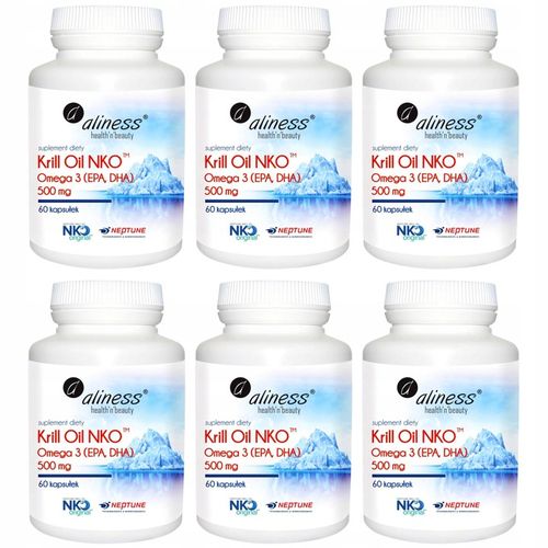 6x Krill Oil NKO Aliness Olej z Kryla NEPTUNE na Arena.pl
