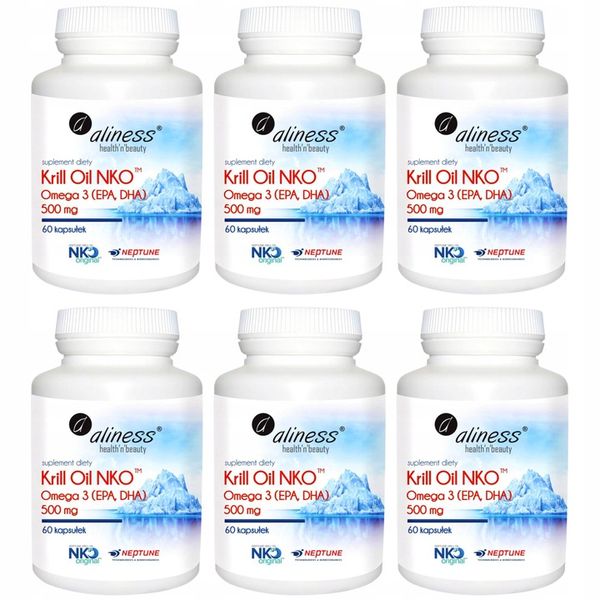 6x Krill Oil NKO Aliness Olej z Kryla NEPTUNE zdjęcie 1