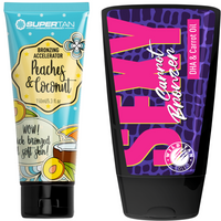 SuperTan Peaches Coconut Cream + Wild Tan Sexy Carrot Gratis