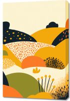 Obraz 60x90cm Krajobraz w Odcieniach Słońca