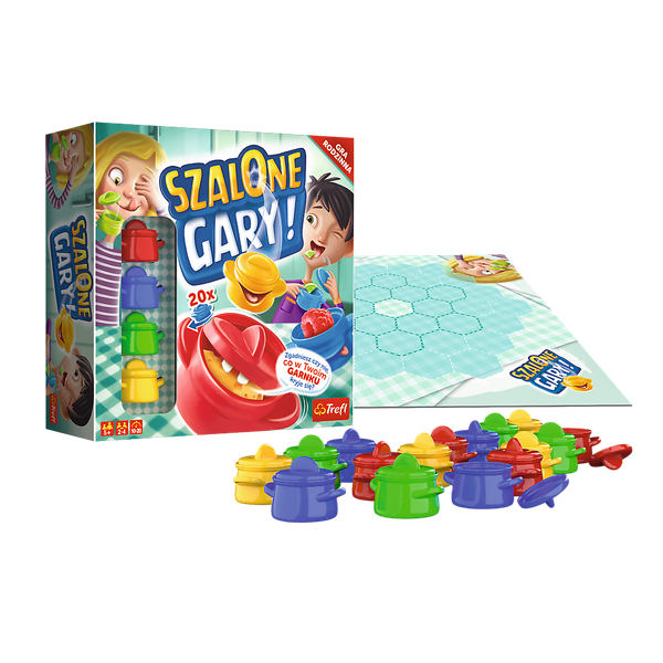 Gra rodzinna Szalone Gary Trefl 01767 zdjęcie 4