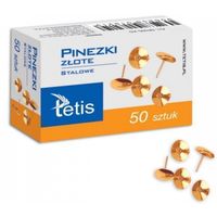 pinezki złote 50 szt. a'10 gp095-ao
