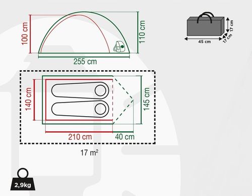 Namiot turystyczny Coleman Darwin 2 osobowy na Arena.pl
